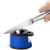 Mini Suction Cup Knife Sharpener for Home Kitchens, Tungsten Steel Double-sided Whetstone