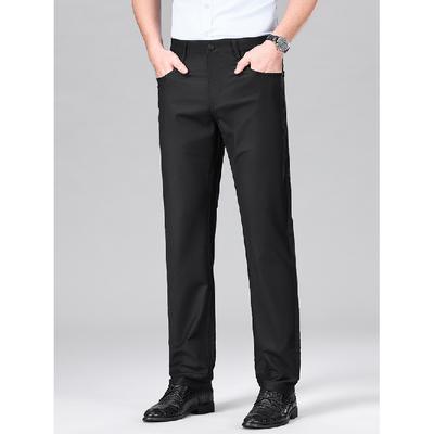2024 Pantalon de Costume Élastique Mode Printemps Été Polyvalent pour Homme Pantalon Décontracté Respirant pour Homme