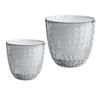 Yousheng Self Watering Flowerpot Visible Double Layer Planter with Wick Rope Self Watering Plant Pot for Indoor Plants Orchids Herbs