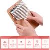 Yoseka 17-Key Kalimba Thumb Piano Musical Instrument All-in-One Kit with Protective Case Beginner Friendly Tuned Japanese Manual Gift for Children and