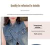 Women's Early Autumn Soft Denim Vest Jacket - Versatile and Skin-Friendly