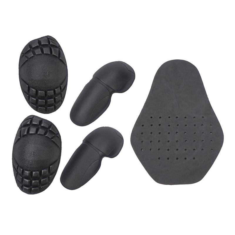 5 Pezzi Protezioni per Motociclette Giacca da Moto Protezioni Schiena Gomiti Spalle Armour ert Protezioni per la Sicurezza Accessorio