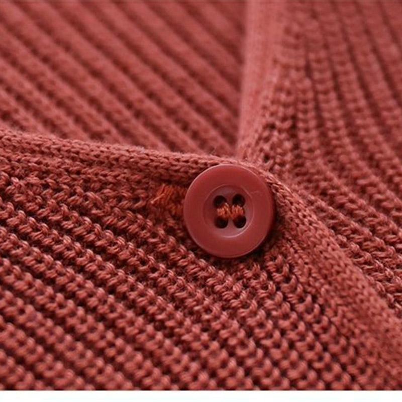 Sweaters Coat Cardigan for Women Autumn Large Size Vintage Loose Long Sleeve Knit Cardigan Sweaters Jacket