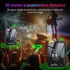 2.4G Wireless In-Ear Monitor System Low Latency Wireless IEM Transmitter Receiver 30m Transmission 5H Battery for Stage/Streaming