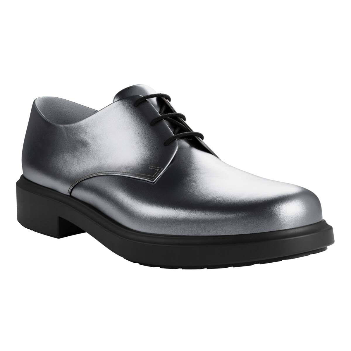 

ECCO Metropole Amsterdam Women s Derby Shoes, Pure Silver, Size 24.0 cm, 3E