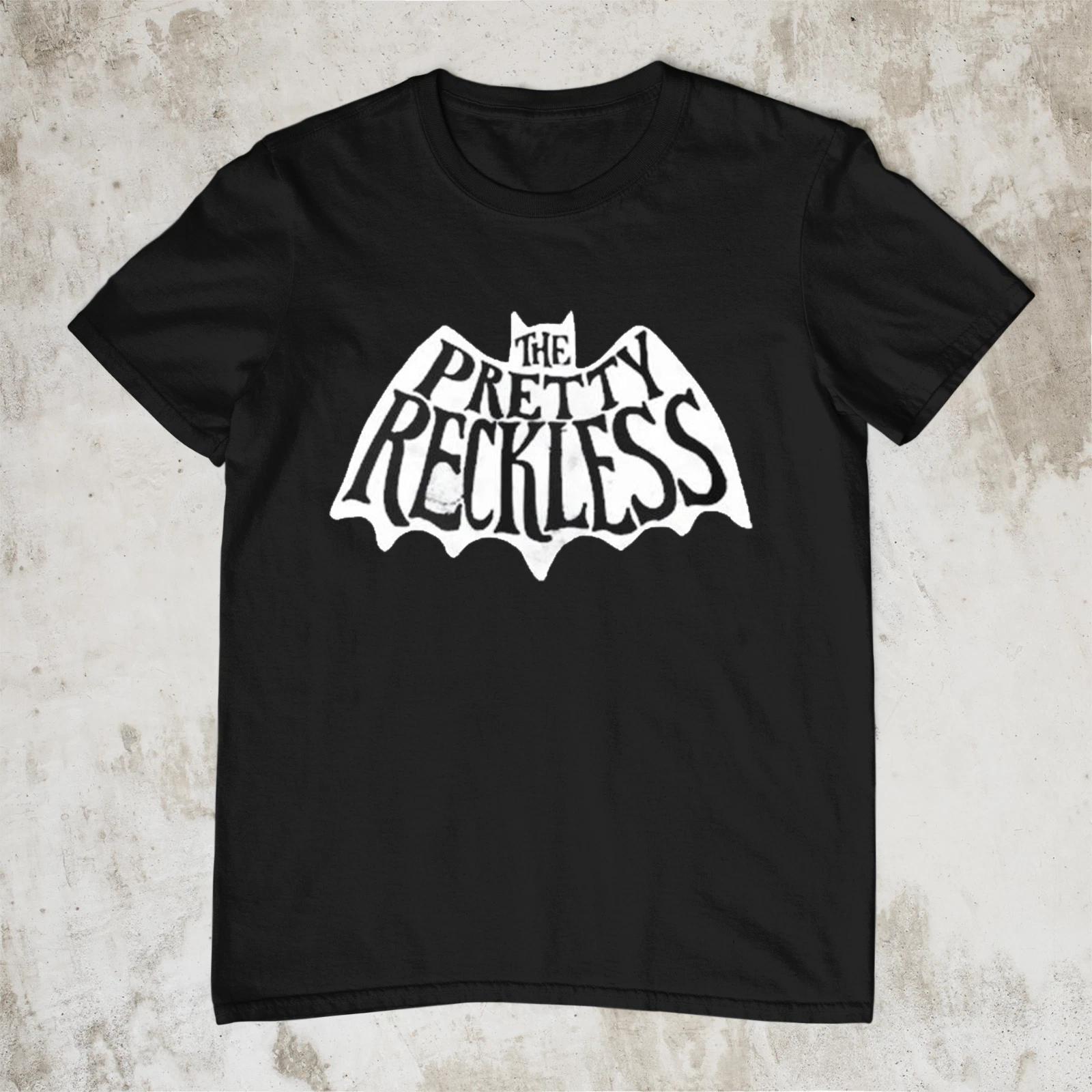 THE PRETTY RECKLESS Band Logo Classic Short Sleeve Black All Size Shirt AE48 L