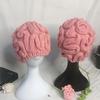 Creative Brain Pullover Cap Warm Funny Brain Beanie Windproof Knitted Brain Hat  Cycling