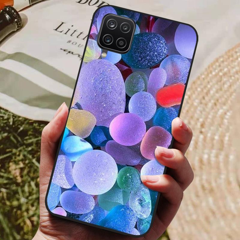 For Samsung Galaxy A12 Case Phone Cover Silicon Soft Back Cases For Samsung A12 Case Cat Fashion Bumper for Samsung A 12 Coque