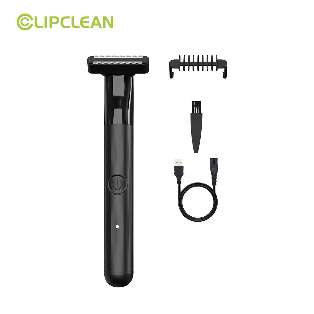 XiaomiUnisex Double Sided Intimate Body Trimmer IPX6 Waterproof Pubic Bikini Groin Hair Trimmer with 4mm Guide Comb for Men Women