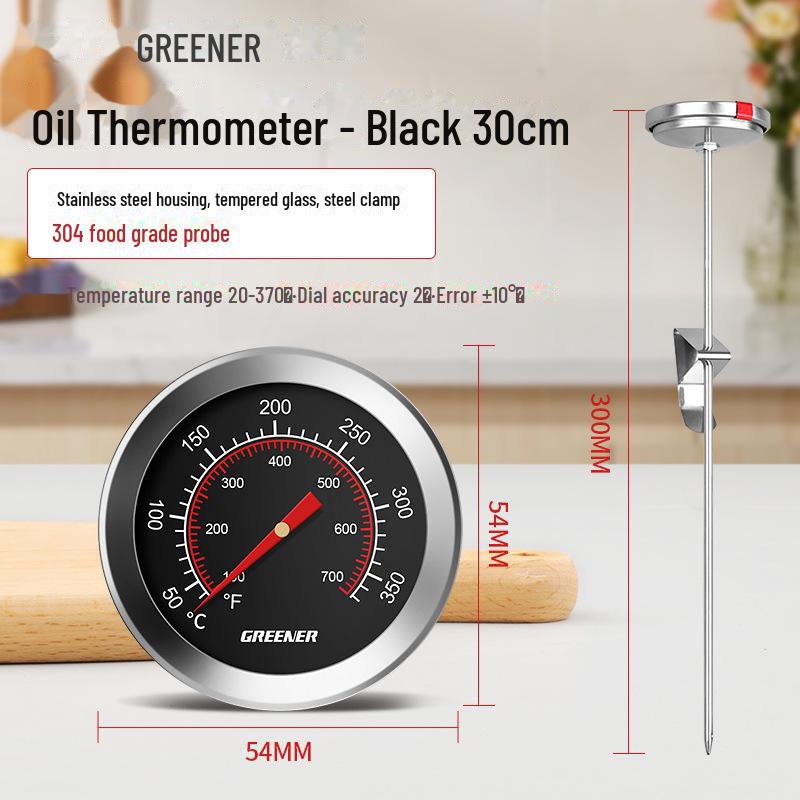 Green Forest Hochpräzises Küchenthermometer für Backen und Braten