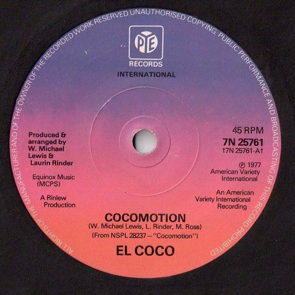 7inch Record EL COCO - Cocomotion 7N25761 Pye Internation 1977 UK Soul/Funk Used