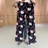 2026 Nieuwe Flanellen Pyjamabroek Dames Winter Fleece gevoerd Warm Losse Loungebroek Vacuüm Verzegeld Ruimtebesparend met Elastische Taille