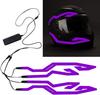 Motorcycle Helmet LED Light Strip Waterproof Bright Accessories (Purple)