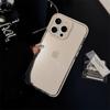High End 16 Promax Solid Color Transparent IPhone Case 14 Suitable for 13 Anti Fall Frame 15 Soft 11 Silicone