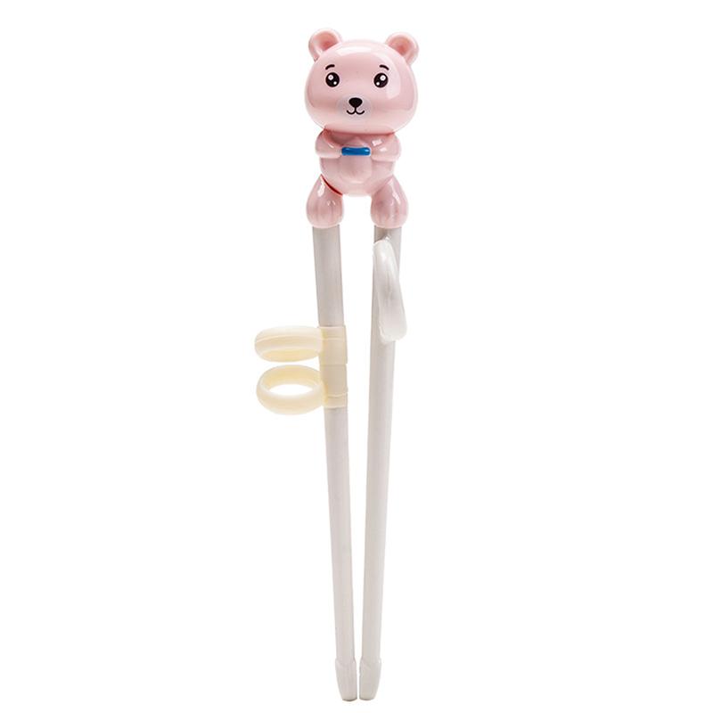 Cute Bear Portable Chopsticks Learning Training Chopsticks For Kids Children Chinese Chopstick Learner Gifts Kitchen Tableware
