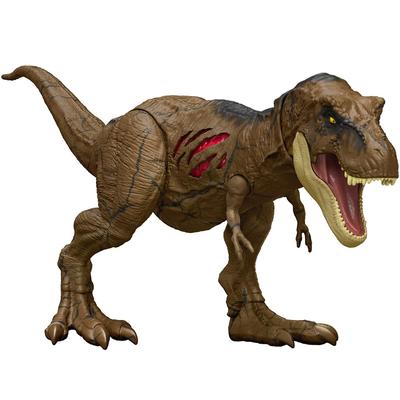 Mattel Jurassic World New Ruler II Inches 4 and HGC19 Damage! T-Rex [Total Length Approx. 17.5 (43 Cm)] [Ages Up]