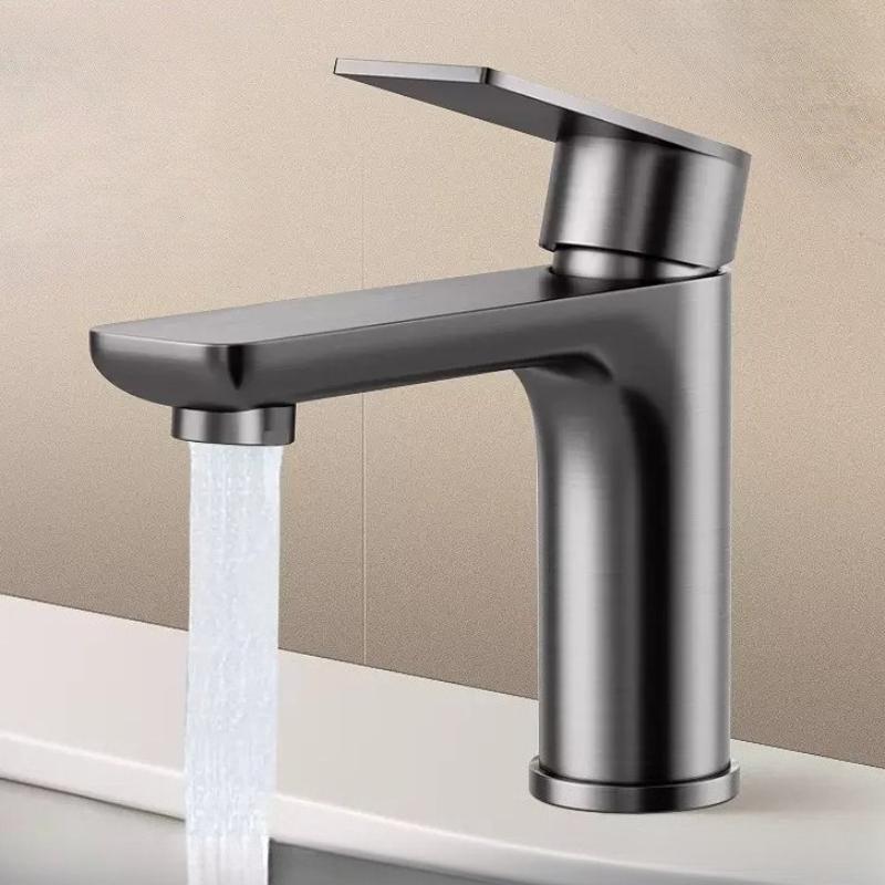 Stainless Steel Bathroom Wash Basin Faucet With Sensor Hot and Cold Water Tap Only Sink Household Washbasin Counter Bidet
