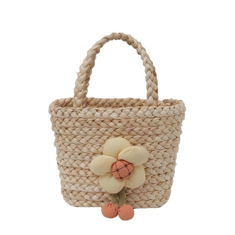 Trendy Mini Woven Tote Bag For Women Stylish Beach Vacation Accessory 2024
