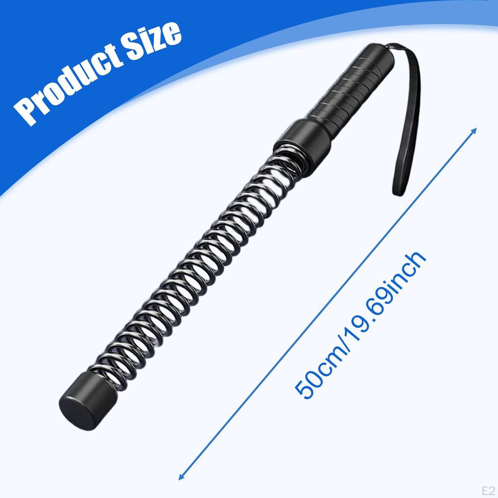 2 Stück Seillose Battle Ropes Ausrüstung Übung für Training Fitnessstudio Workout Schwarz