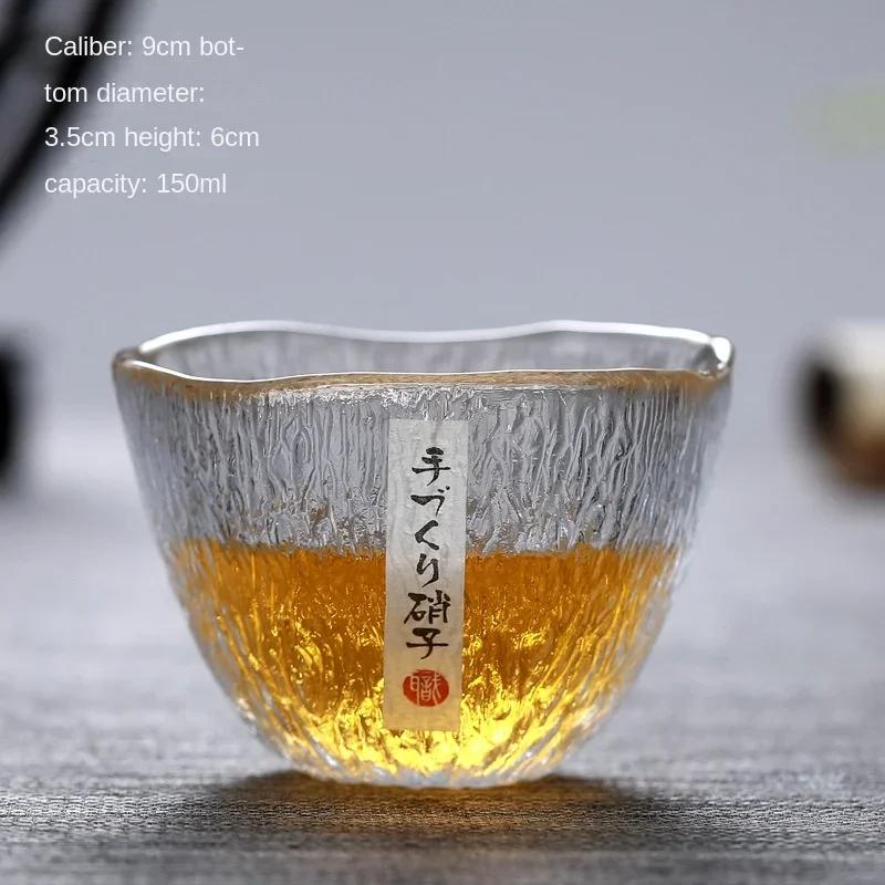 

Стакан для виски японский винный бокал бытовой стеклянный винный бокал креативный узор «ледник» пивная кружка кофейные кружки M