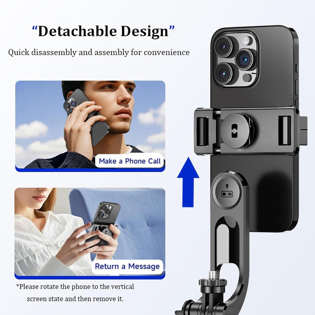 F16 Selfie Stick Tripod with 1708mm Long 8-Section Pole, Bluetooth Remote, 360° Rotation, 1/4 Interface, for Phone Camera Vlog