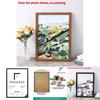 Modern Minimalist Wooden Picture Frame For Living Room Decor With Handmade Craftsmanship