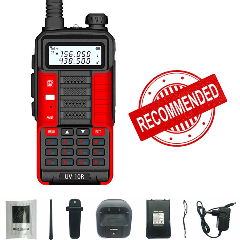 BAOFENG UV10R V2 10W Powerful 50KM Wireless Long Range Walkie Talkie Channel Update from UV-5R UV5R Ham Two Way Radio
