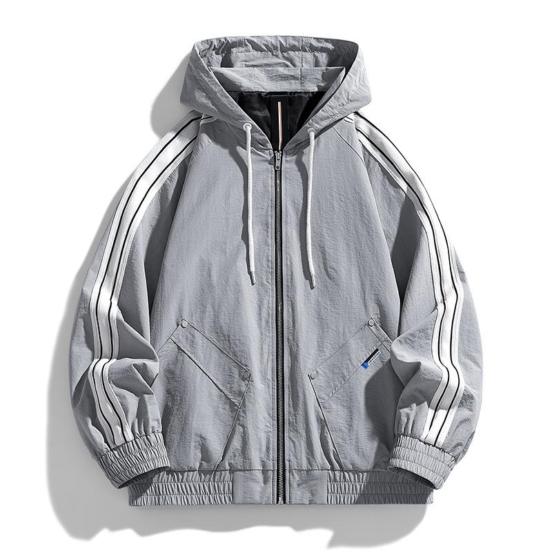Spring and Autumn New Plus Size M-8XL Trendy Fashion Casual Men's Jacket Loose Ruffian Sports Jacket Men's Jacket