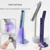 LED Nail Light Belt Support Handheld Nail Lamp USB Nail Dryer Quick-Drying Nail Light Metal Nail Lamp for Salons Travel