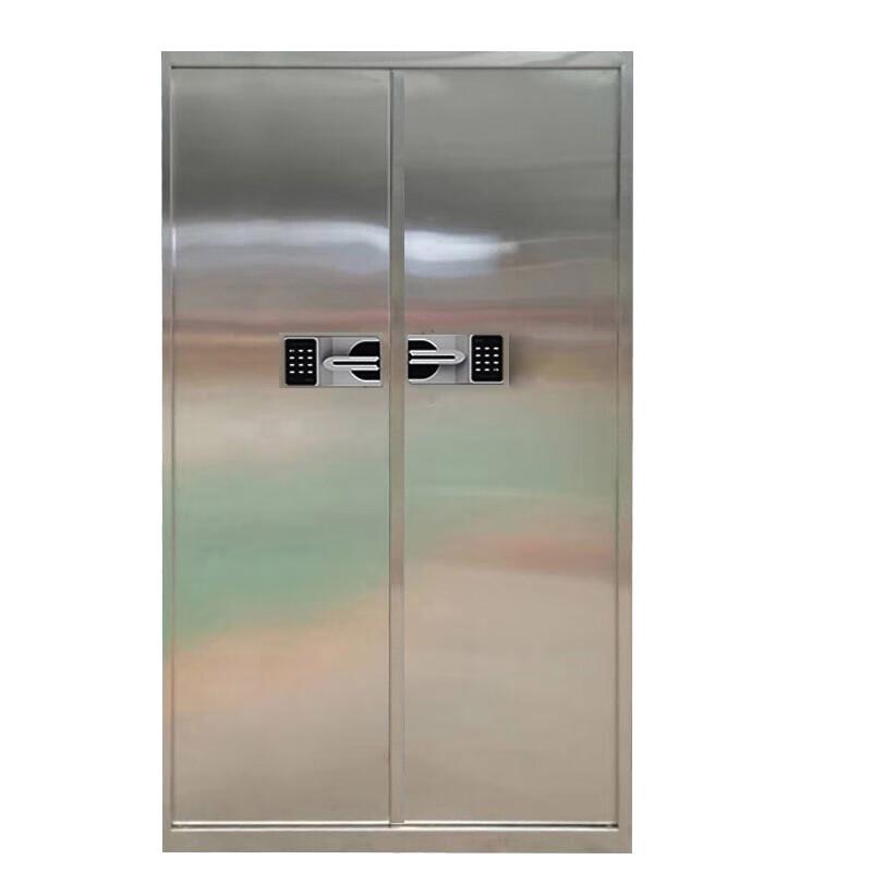 Hongda Kaisheng Stainless Steel 2-Door Locker with Password Lock