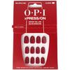 False Nails - O.P.I - xPRESS-ON Big Apple Red - Reusable - Gel Effect - Red