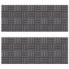 Day and Night - Day and Night Terrace Tiles 20 Units Washed Gray Acacia Wood 30x30cm