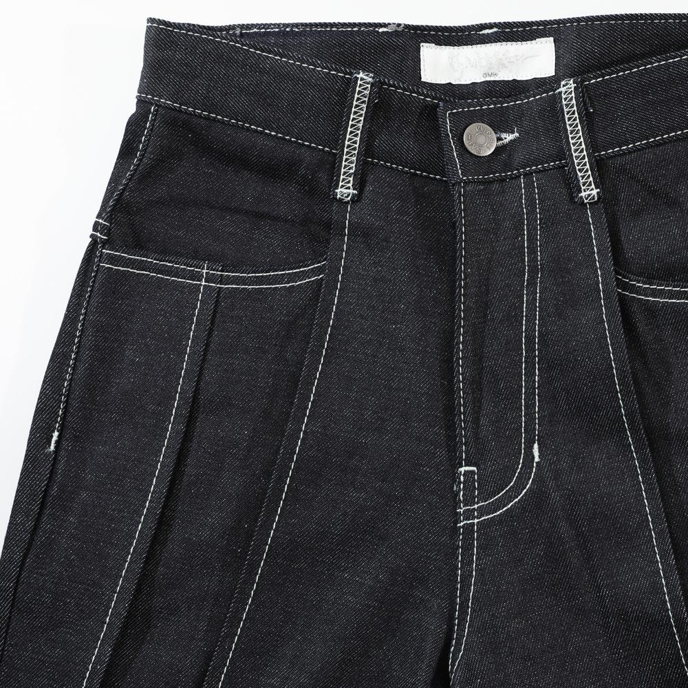DILETTANTISME Overlock Pleated Wide Pants
