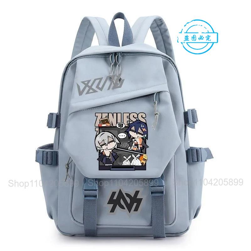 Zenless Zone Zero Rugzak Anime Game Meisjes Jongens Mochila Student Schooltassen Cartoon Reizen Rucksack Vakantiecadeau 16 inches