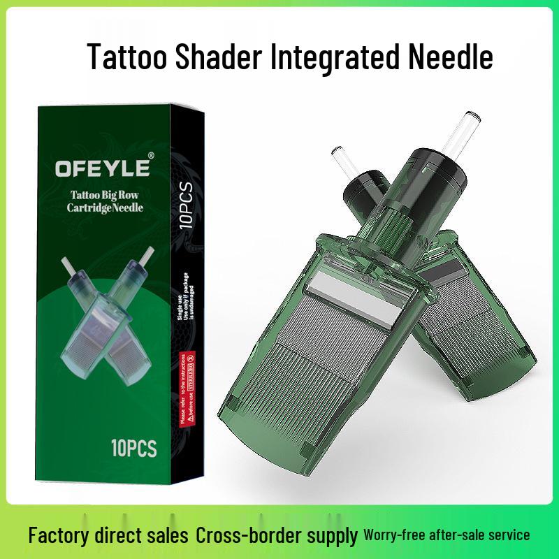 Liqi Disposable Tattoo Needles, Large Row, Liner/Shader, 10 pcs