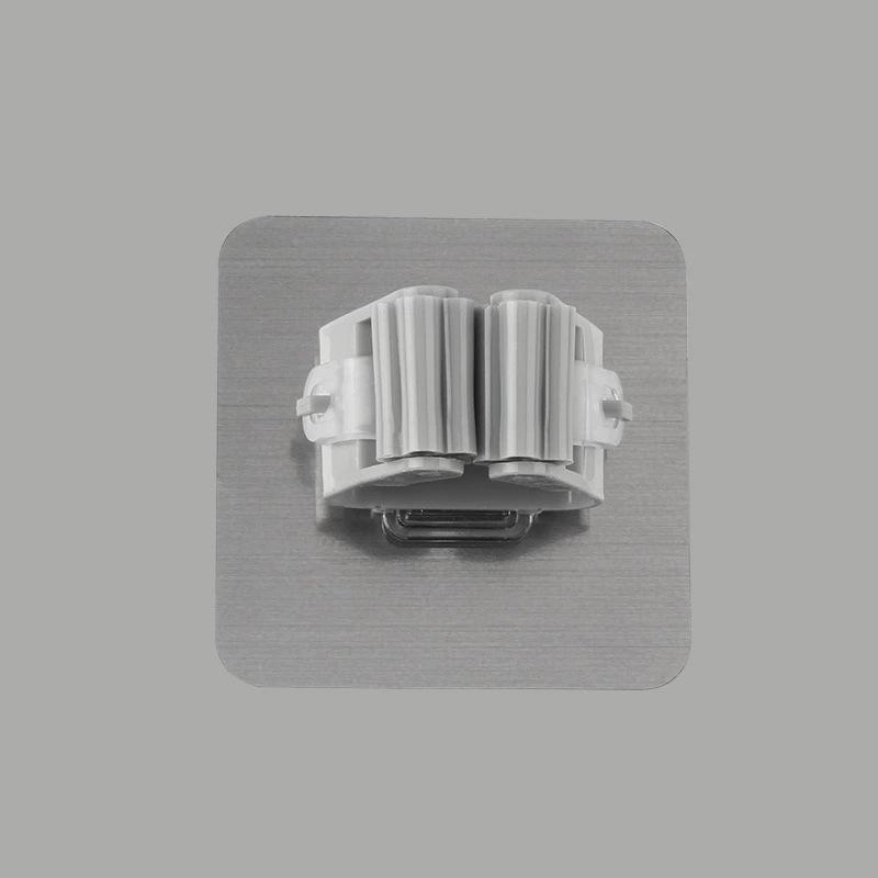 Mop Clip Wall-Mounted Hook: Punch-Free Storage Rack for Bathroom & Toilet