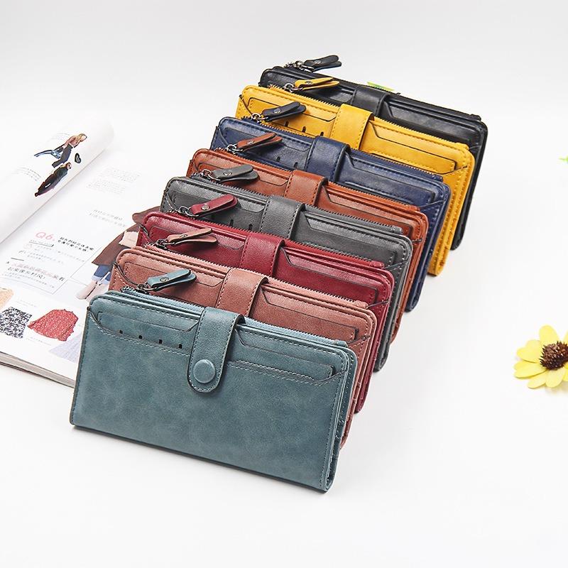 Wallet Women's Long Style Large Capacity Women's Handbag Folding Wallet