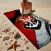 Serviette de plage Emblème de Club de Football, Microfibre Super Douce, Cadeau pour Elle/Lui, Anniversaire, pour Piscine, Plage, Voyage, Décoration d'Intérieur Cadeaux pour Fans