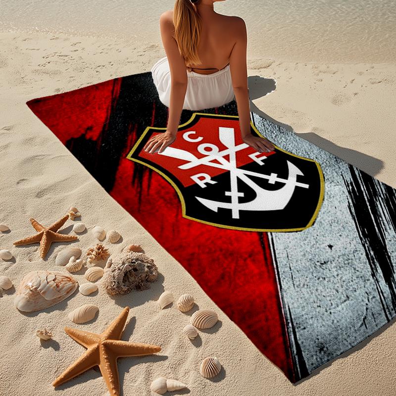 Serviette de plage Emblème de Club de Football, Microfibre Super Douce, Cadeau pour Elle/Lui, Anniversaire, pour Piscine, Plage, Voyage, Décoration d'Intérieur Cadeaux pour Fans