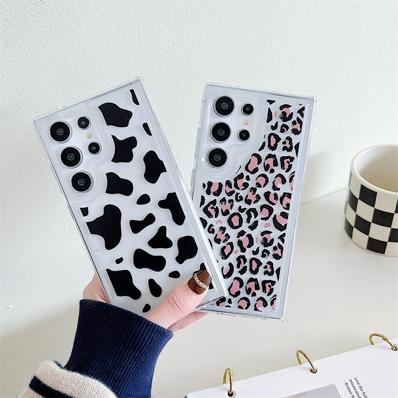 Husă de telefon drăguță, transparentă, rezistentă la șocuri, pentru Samsung Galaxy S24 S23 S22 Plus Note 20 Ultra S21 S20 FE, husă din silicon moale TPU