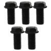 Versatile M8 X 18mm Left Hand Thread Hex Flange Screw Assortment (5pcs)