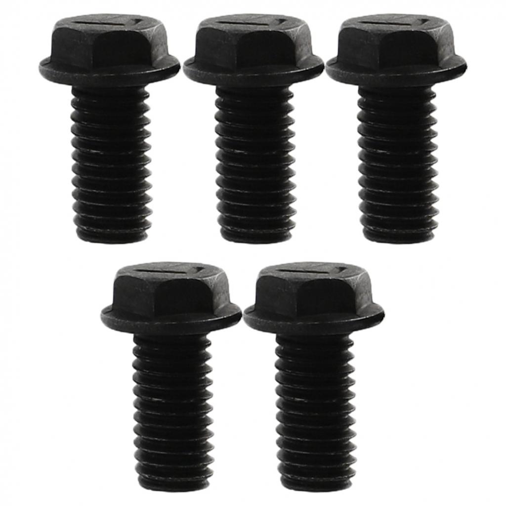 Versatile M8 X 18mm Left Hand Thread Hex Flange Screw Assortment (5pcs)