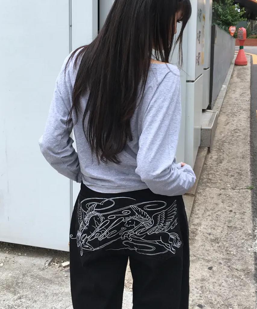 Lougeu Pegasus Wide Pants_Black