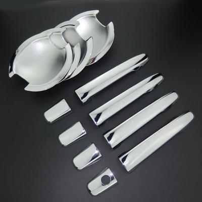 Για Mitsubishi RVR / ASX 2010-2016 ABS Chrome Side Door Handle Cover & Door Bowl Cover Trim Car Styling 2011 2012 2013 2014