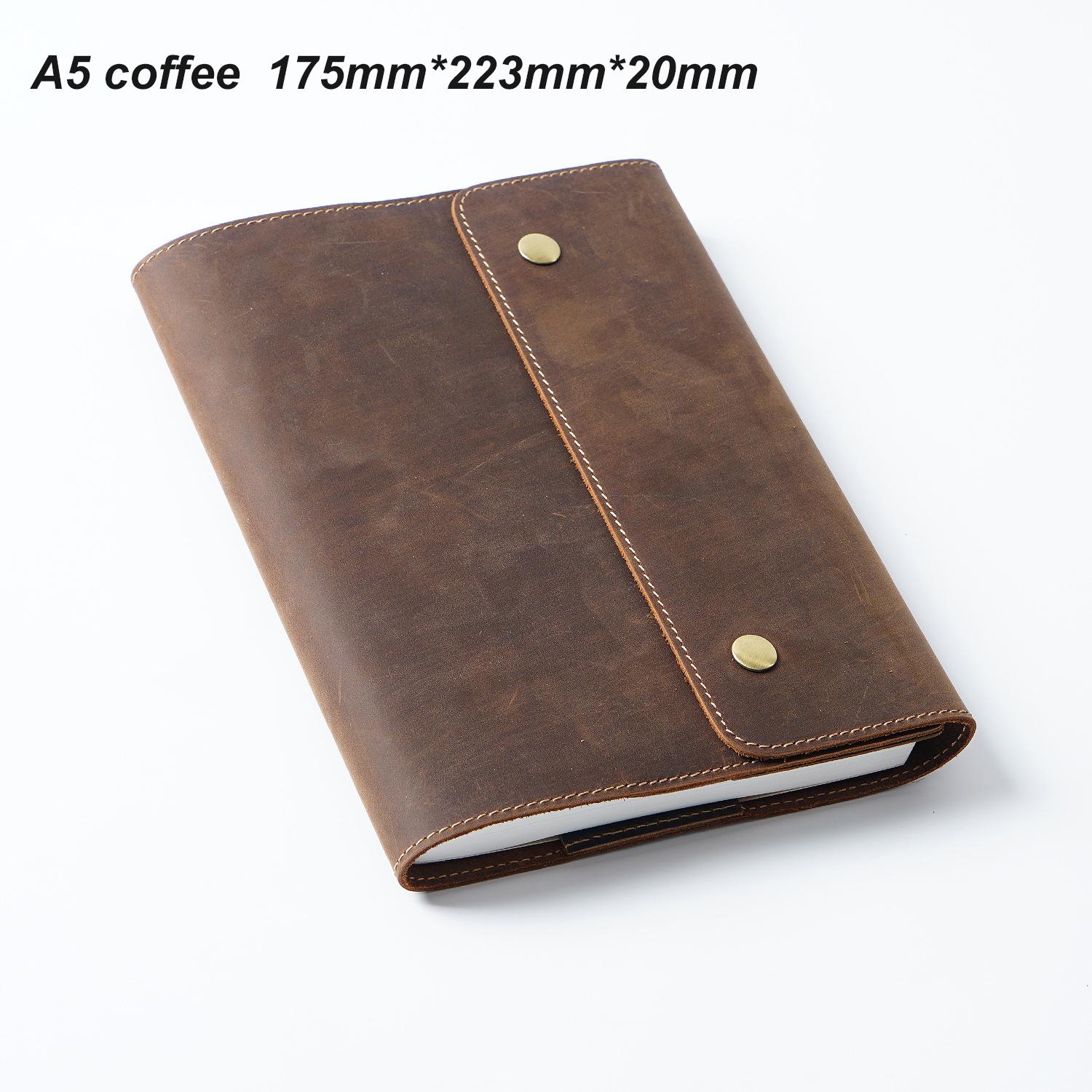 High-end Vintage Genuine Leather Notebook Cover