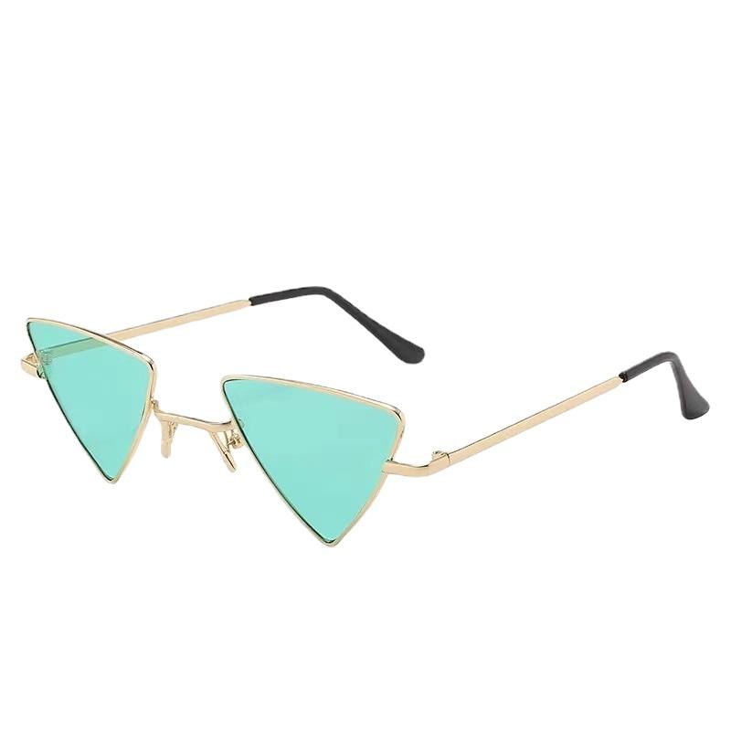 New Vintage Triangle Women Sun Glasses Personality Frame Resin Lens Travel Eyewear Women's Entertainment And Leisure UV Glasses