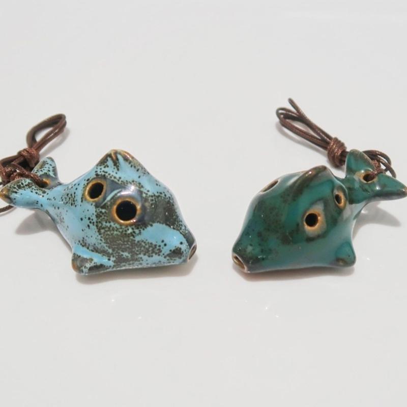 Unique Hand Painted Ceramic Ocarina Traditional Chinese Craftsmanship Easy Carry Musical Gift Choice