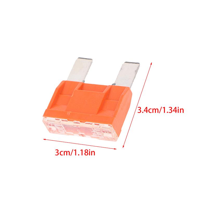 1 Stück Autoluftpumpe Wasserpumpe Sicherung Versicherungsstecker Einsatz Xenonlicht LKW Boot Automobil Auto Flachsicherung 30A 40A 50A 60A