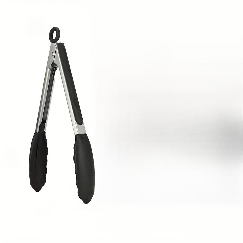 

Durable 7-inch, 9-inch, and 12-inch Kitchen Tongs, Food Tongs, Kitchen Barbecue Tools, Heat-resistant, with a Locking Mechanism to Ensure a Firm Grip 7in