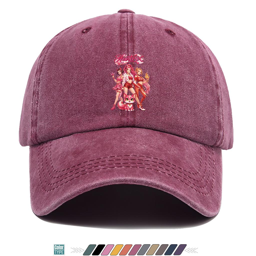 Cappellino da Baseball con Stampa Anime Tema Huntrix Tendenza Moda Stato Unisex Cappello Stile di Strada Cappellino HipHop Articolo di Moda Unisex Regolabile
